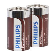 PHILIPS - POWER ALKALINE PILA D LR20 BLISTER * 2 PHILLIPS