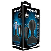 MR PLAY - SCHWARZER AUFBLASBARER ANALSTECKER MIT FERNBEDIENUNG - ENGEFREUNDE.COM