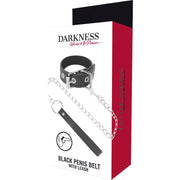 DARKNESS - PENISRING MIT RIEMEN - ENGEFREUNDE.COM