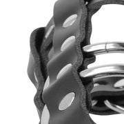 DARKNESS - KEUSCHHEITSKFIG AUS LEDER MIT SCHLOSS - ENGEFREUNDE.COM