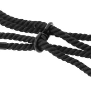 DARKNESS - HANDSCHELLEN ODER KNÖCHEL-HANDSCHELLEN AUS 100 % BAUMWOLLE DARKNESS BONDAGE
