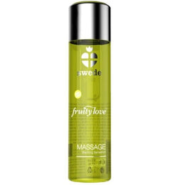 SWEDE - FRUITY LOVE MASSAGEÖL MIT WÄRMENDEM EFFEKT, VANILLE UND GOLDBIRNE 60 ML. SWEDE