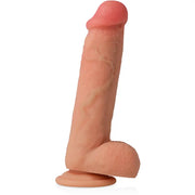 CYBER SILICOCK - STRAP-ON SAUL FLÜSSIGE SILIKON MIT 3 RINGEN GRATIS 15.5 CM -O- 4.2 CM CYBER SILICOCK