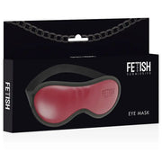 FETISH SUBMISSIVE DARK ROOM - VEGANE LEDERMASKE MIT NEOPRENFUTTER FETISH SUBMISSIVE DARK ROOM