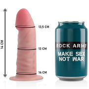 ROCKARMY - GURT + DUAL DENSITY TIGER REALISTISCHER DILDO 14 CM -O- 4.46 CM ROCK ARMY