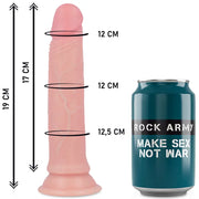 ROCKARMY - HARNESS + FLÜSSIGER SILIKONDILDO PREMIUM AVENGER 19 CM -O- 3.98 CM ROCK ARMY