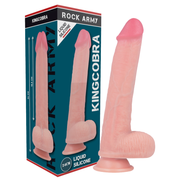 ROCKARMY - ARN S + FLÜSSIGER SILIKON DILDO PREMIUM KINGCOBRA 24 CM -O- 4.77 CM ROCK ARMY