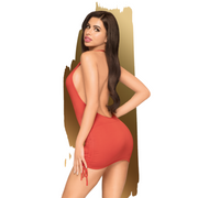 PENTHOUSE - EARTH SHAKER MINIKLEID WEISS L/XL PENTHOUSE DRESSES