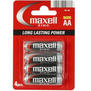 MAXELL - PILA SALINA MANGANESO AA R6 * 4 EINHEITEN - ENGEFREUNDE.COM