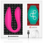 WEARWATCH - DUAL-TECHNOLOGIE-WATCHME-VIBRATOR FUCHSIA / MEERWASSER WEARWATCH
