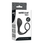 ADDICTED TOYS - ANALPLUG MIT SCHWARZEM SILIKONRING - ENGEFREUNDE.COM