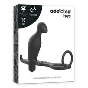ADDICTED TOYS - ANALPLUG MIT SCHWARZEM SILIKONRING 12 CM - ENGEFREUNDE.COM