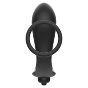 ADDICTED TOYS - VIBRATORISCHER ANALPLUG MIT PENISRING - ENGEFREUNDE.COM